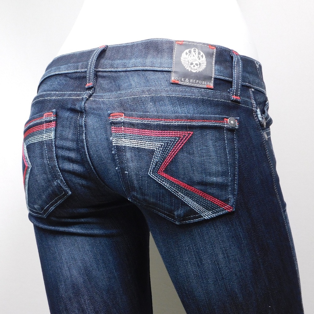 Nordstrom Rock And Republic Boot Cut Jeans 25 Tall (123024)